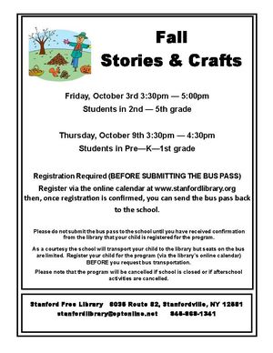 Fall Stories and Cra